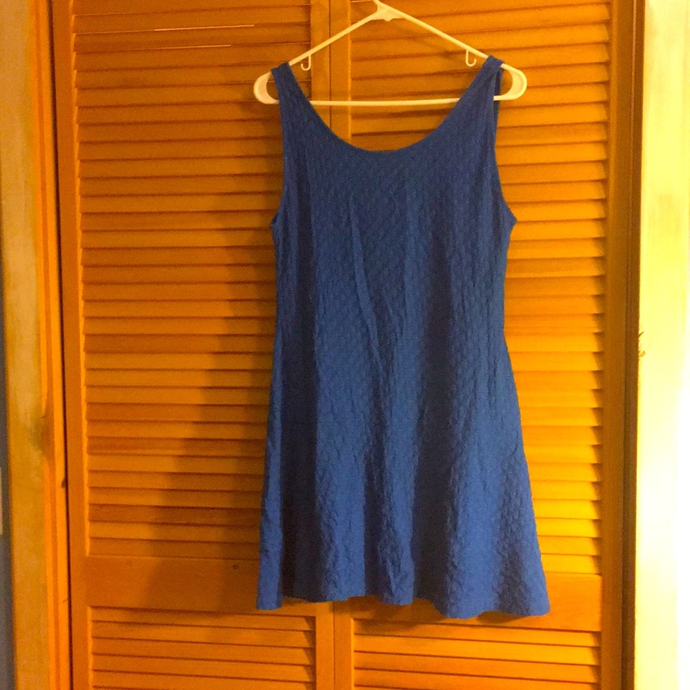 Knit Royal Blue Mini Dress